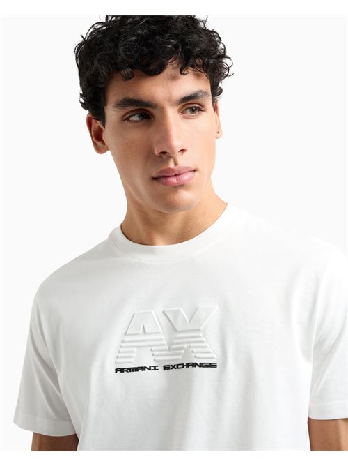 t-shirt man white ARMANI EXCHANGE | XM000544AF10361/U0009